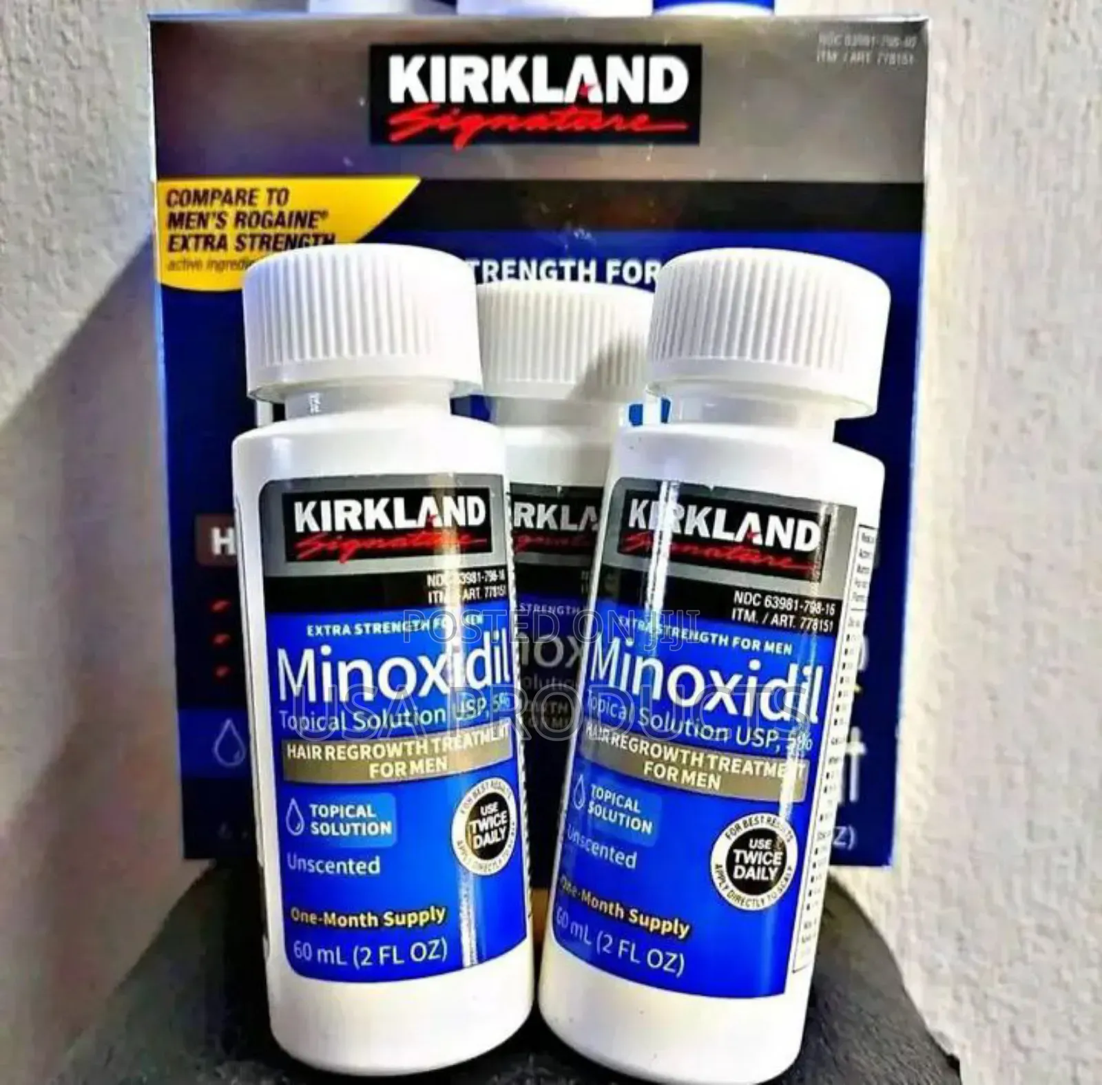 Minoxidil 5% Kirkand Topical Solution
