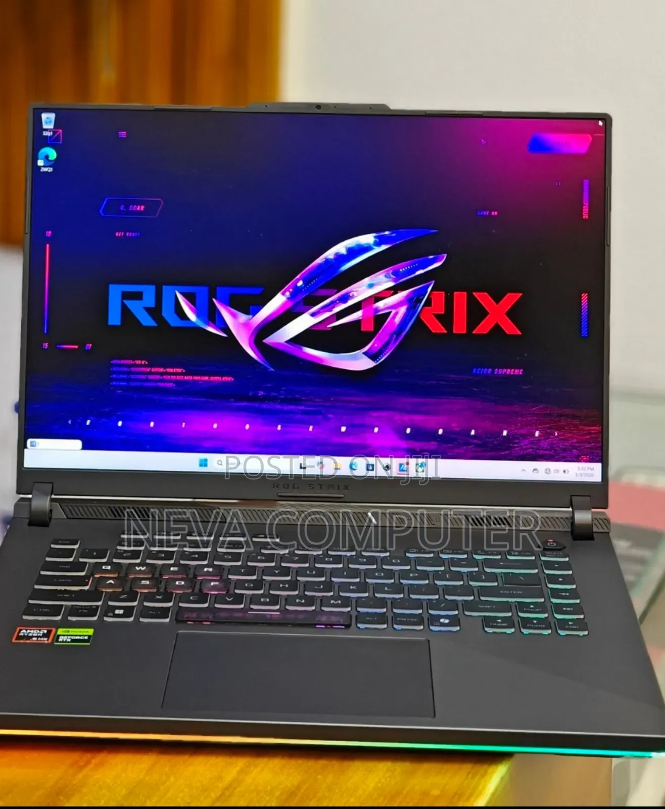 New Laptop Asus ROG Strix G16 G614 16GB AMD Ryzen 9 SSD 1T