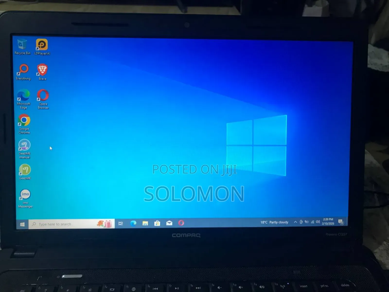 Laptop HP Compaq Presario X6001 2GB Intel Pentium HDD 320GB