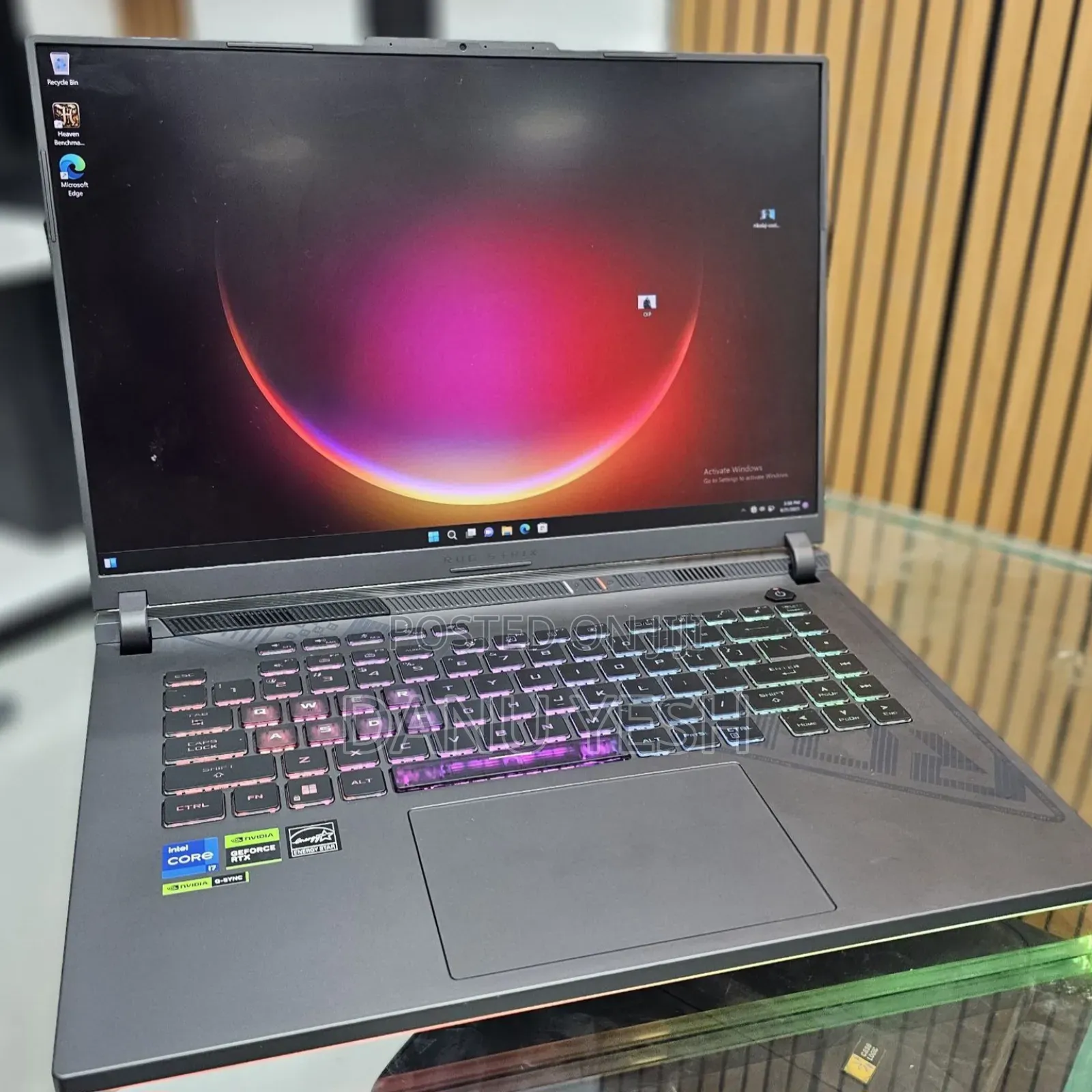 New Laptop Asus ROG Strix G16 G614 16GB Intel Core I7 SSD 1T