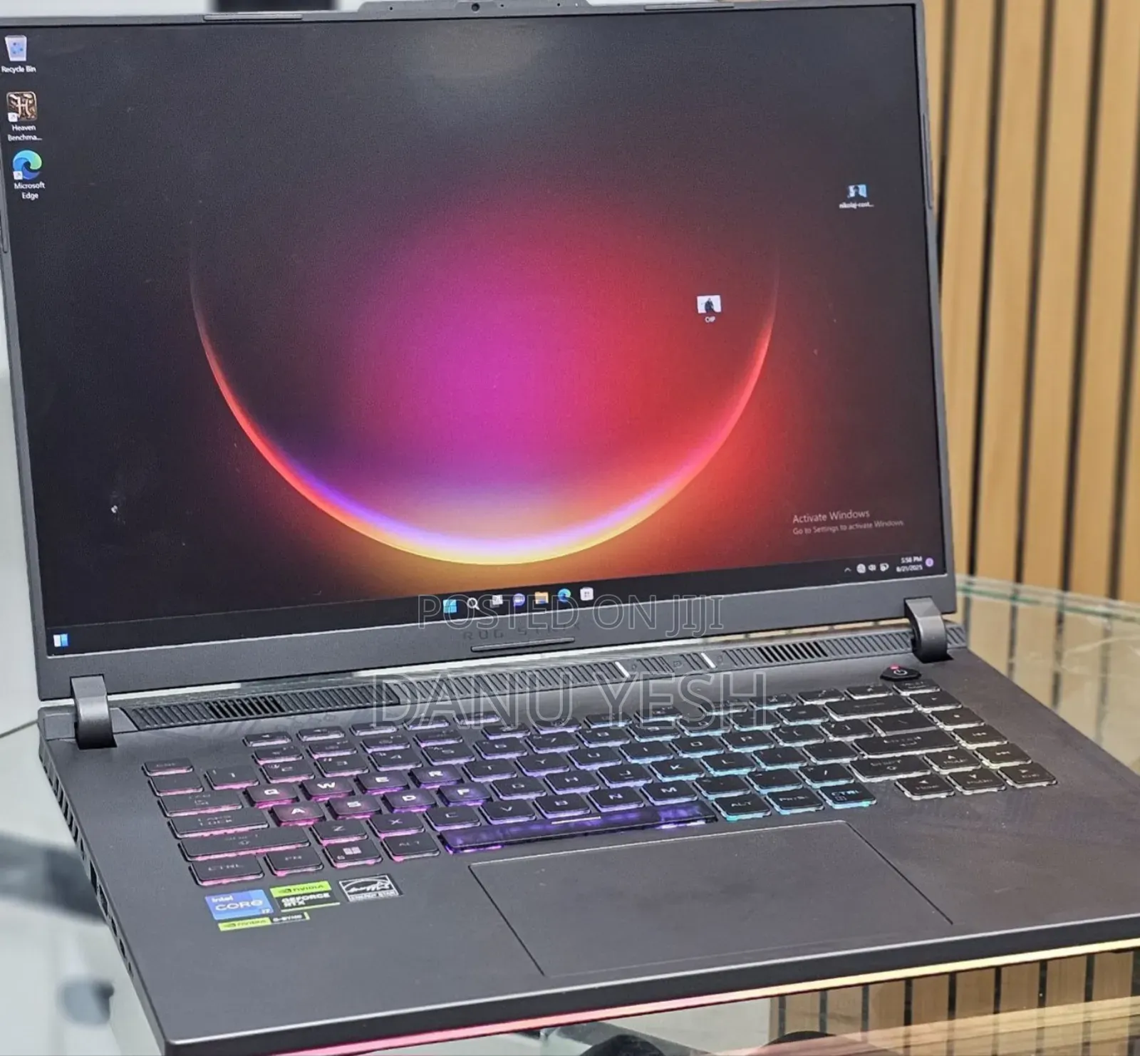 New Laptop Asus ROG Strix G16 G614 16GB Intel Core I7 SSD 1T