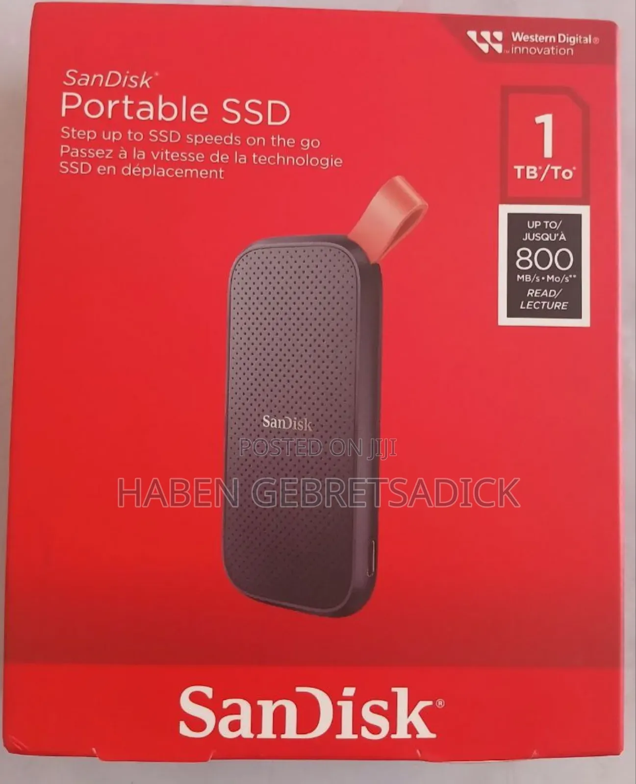 Sandisk1tb SSD Harddrive