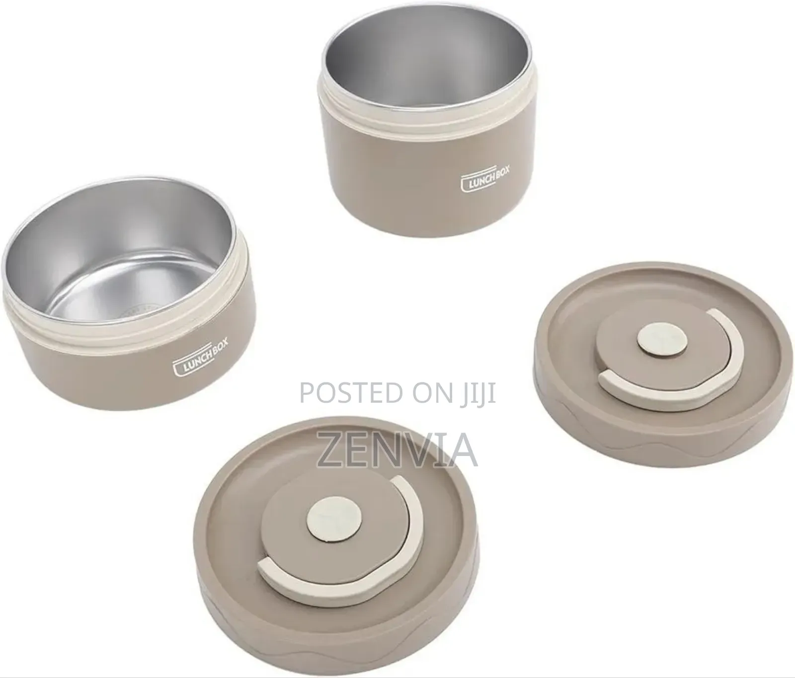 2 Pcs Isolated Lunch Box With Bag /🔴Free Delivery/