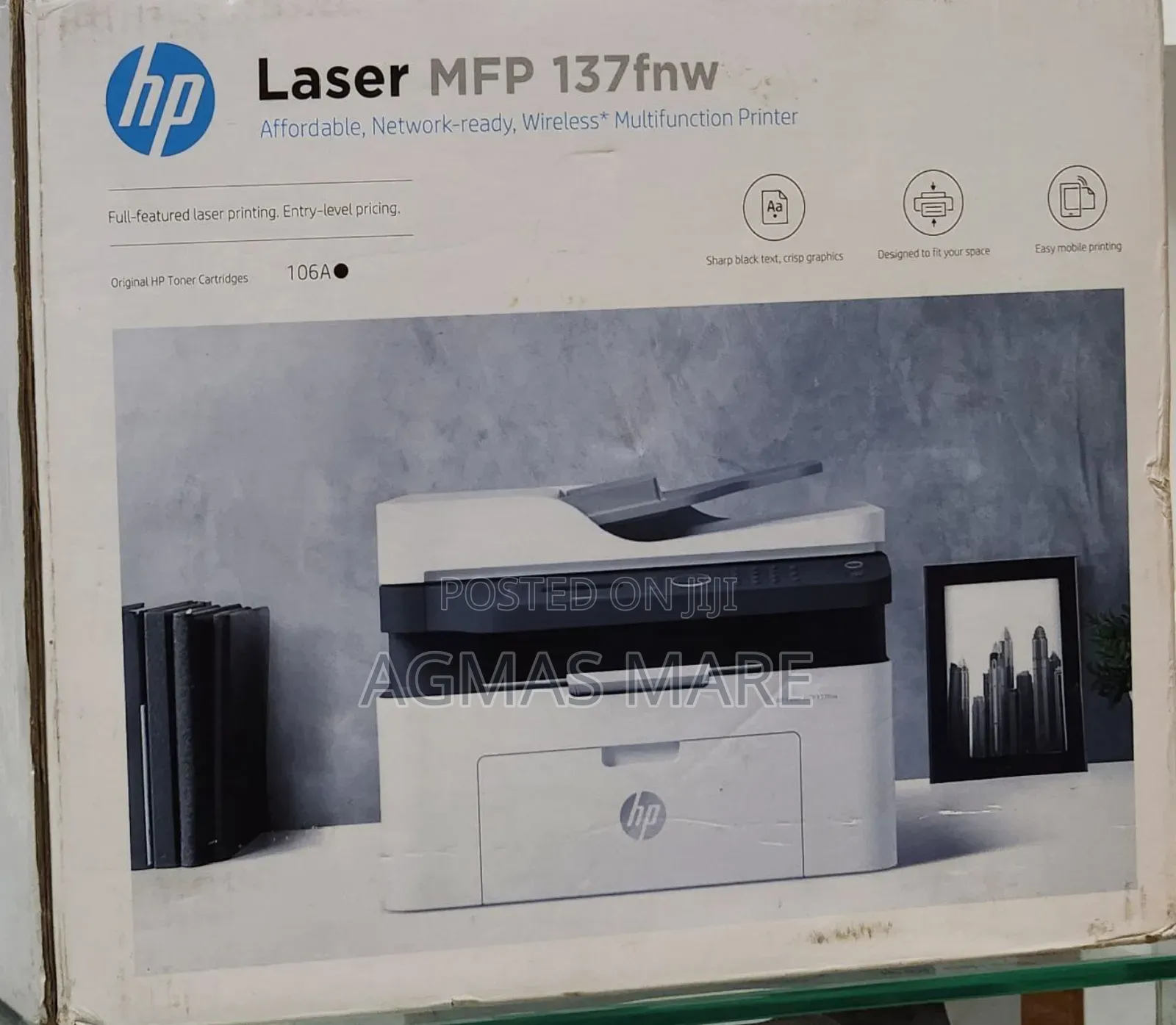 Hp Laser MFP 137fnp Affordable Network Ready Wireless