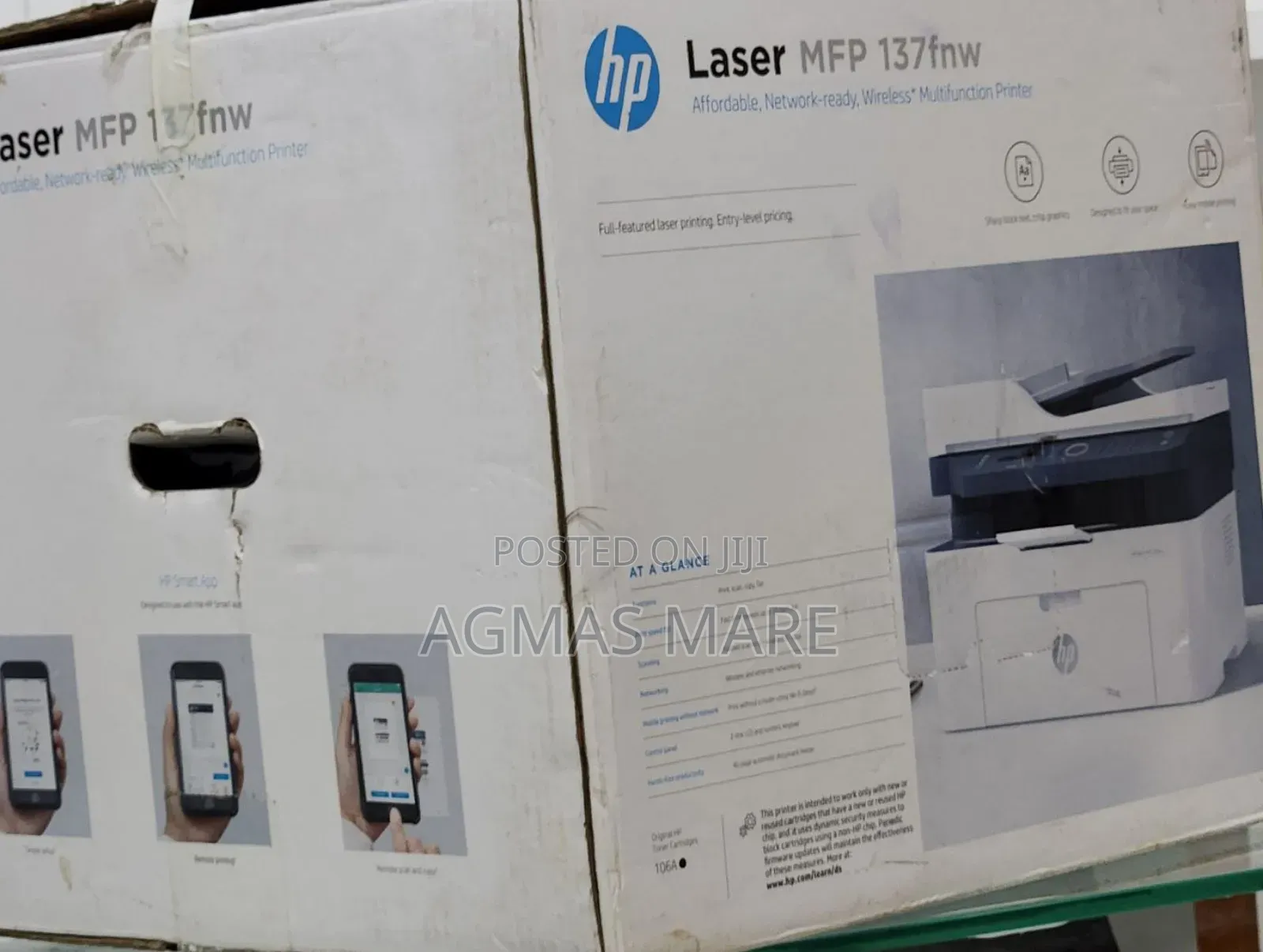 Hp Laser MFP 137fnp Affordable Network Ready Wireless