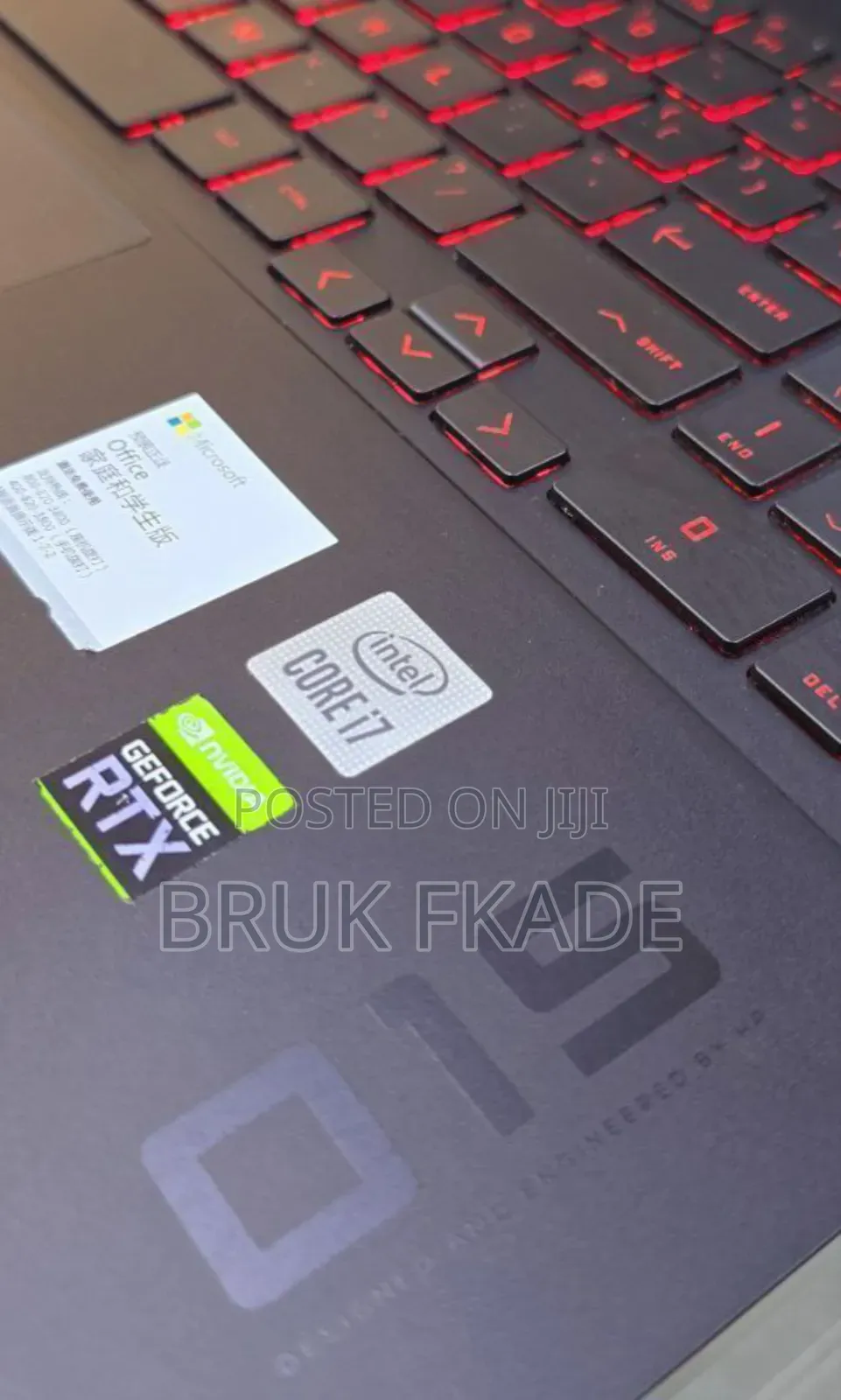 New Laptop HP Omen 15-Dh002nr 16GB Intel Core I7 SSD 512GB