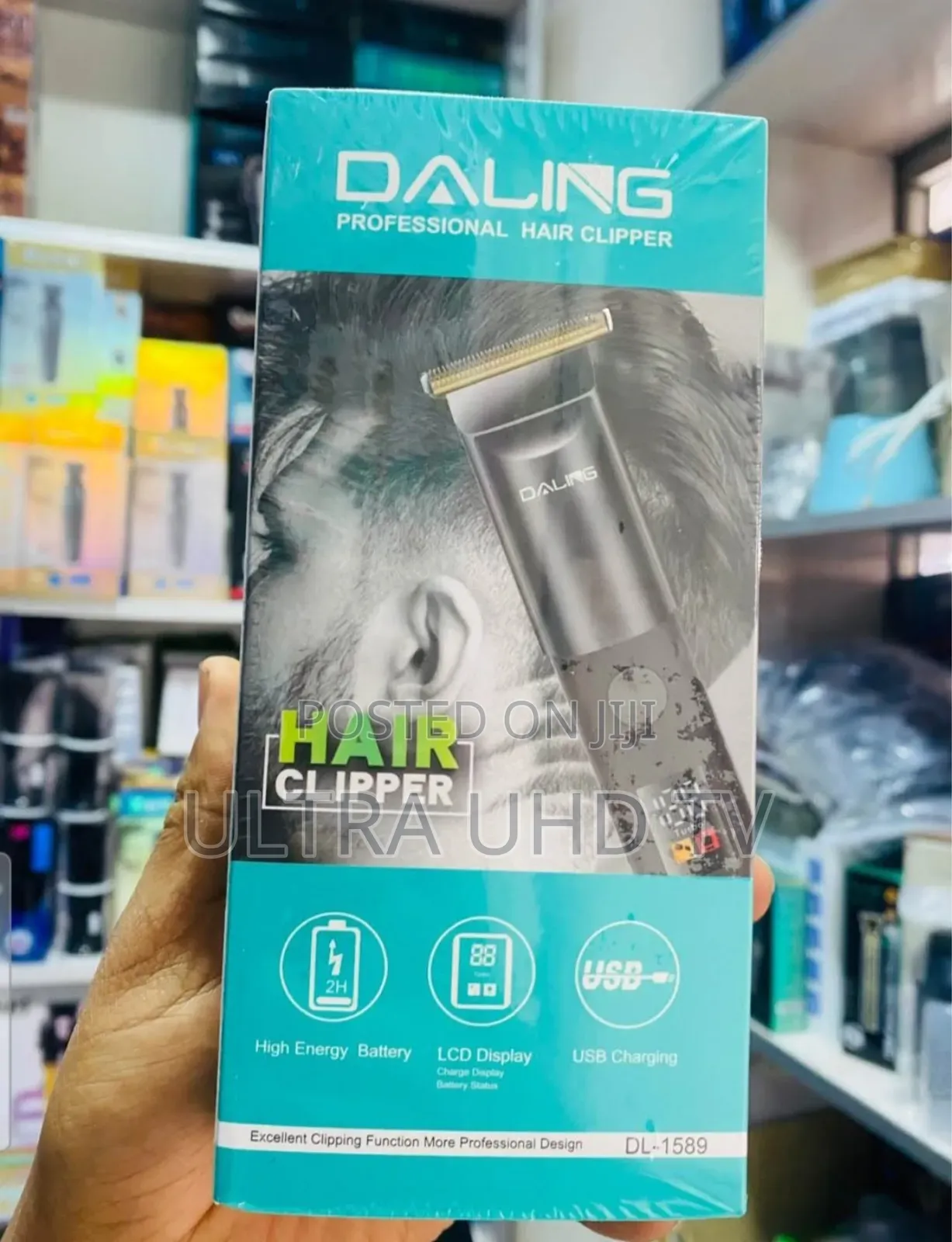Daling Professional Hair Clipper Model Dl-1589. It Features a High