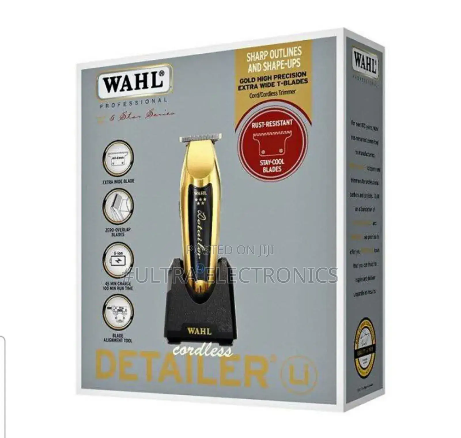 Wahl Professional 5-Star Series Cordless Detailer Li Gold Trimmer