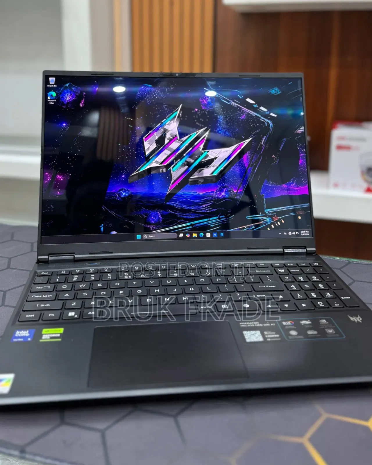 New Laptop Acer Predator Helios Neo 16 32GB Intel Core Ultra 9 SSD 1T