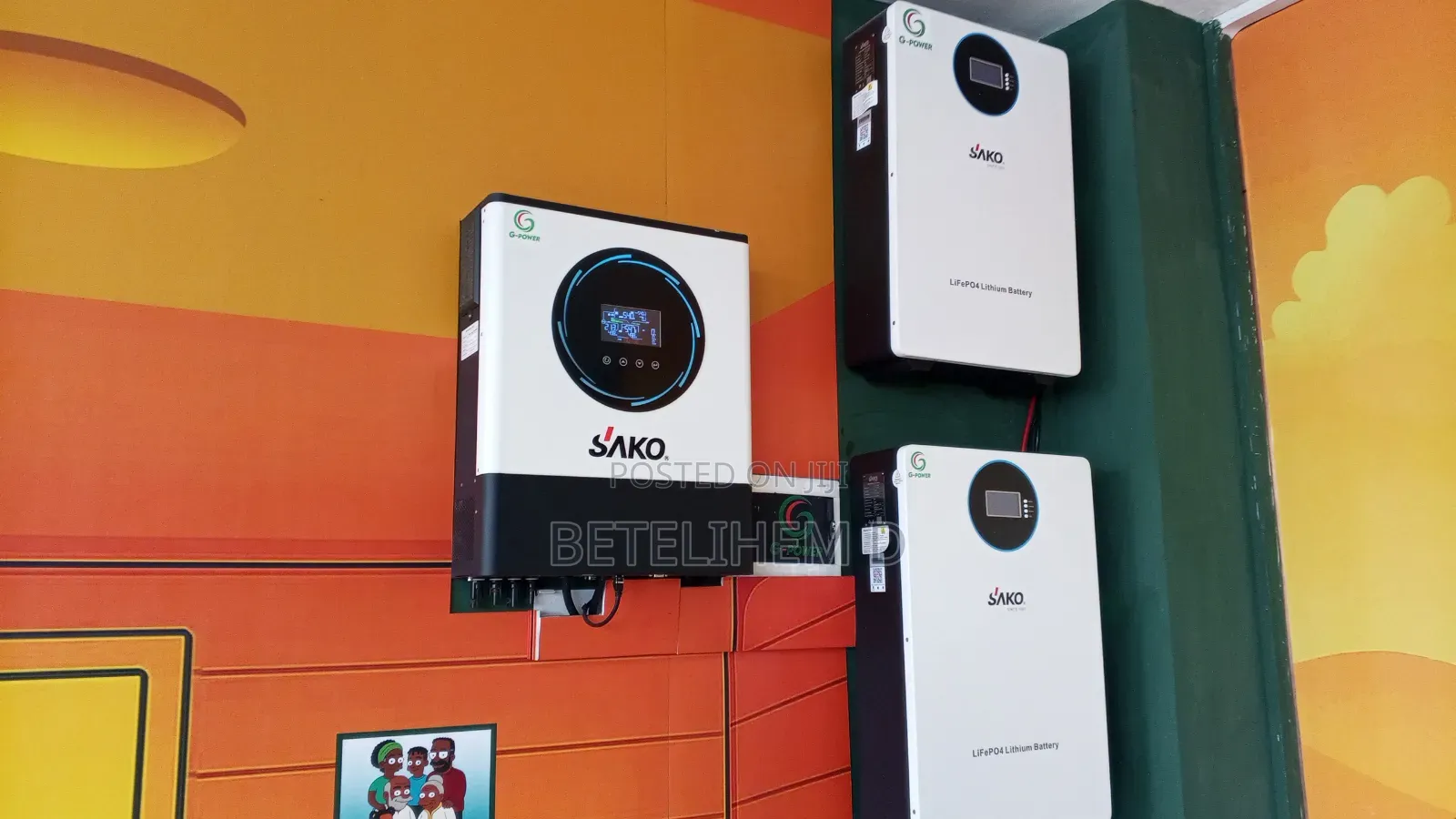 G-Power Hybrid Inverter and Lithium Ion Battery