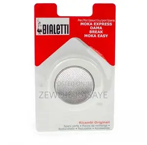 Bialetti Gasket and Filter for Coffee Maker Moka 12 Cup and 18 Cups
