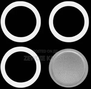 Bialetti Gasket and Filter for Coffee Maker Moka 12 Cup and 18 Cups