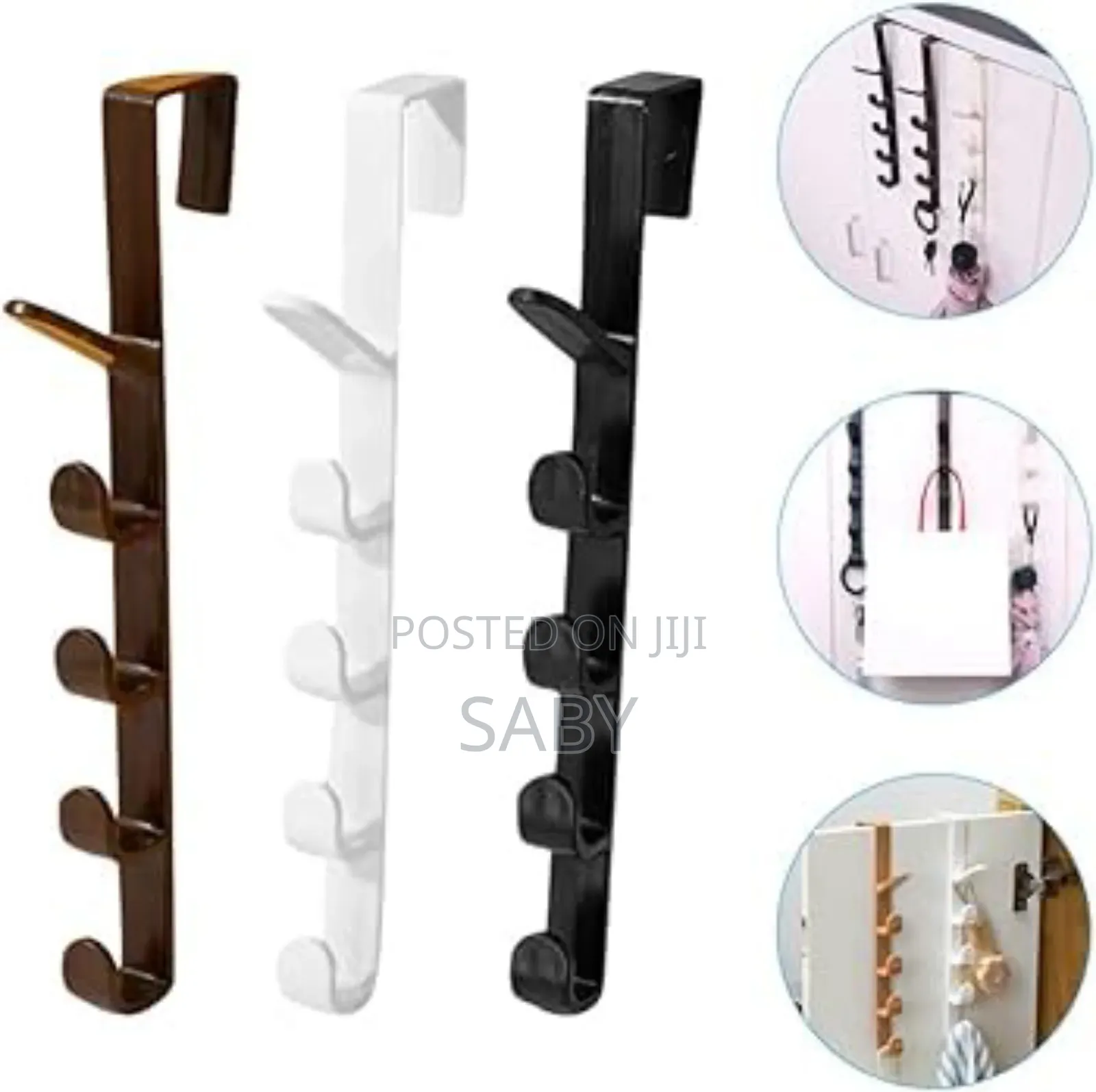 2pcs Japanese Style Over Door Hooks