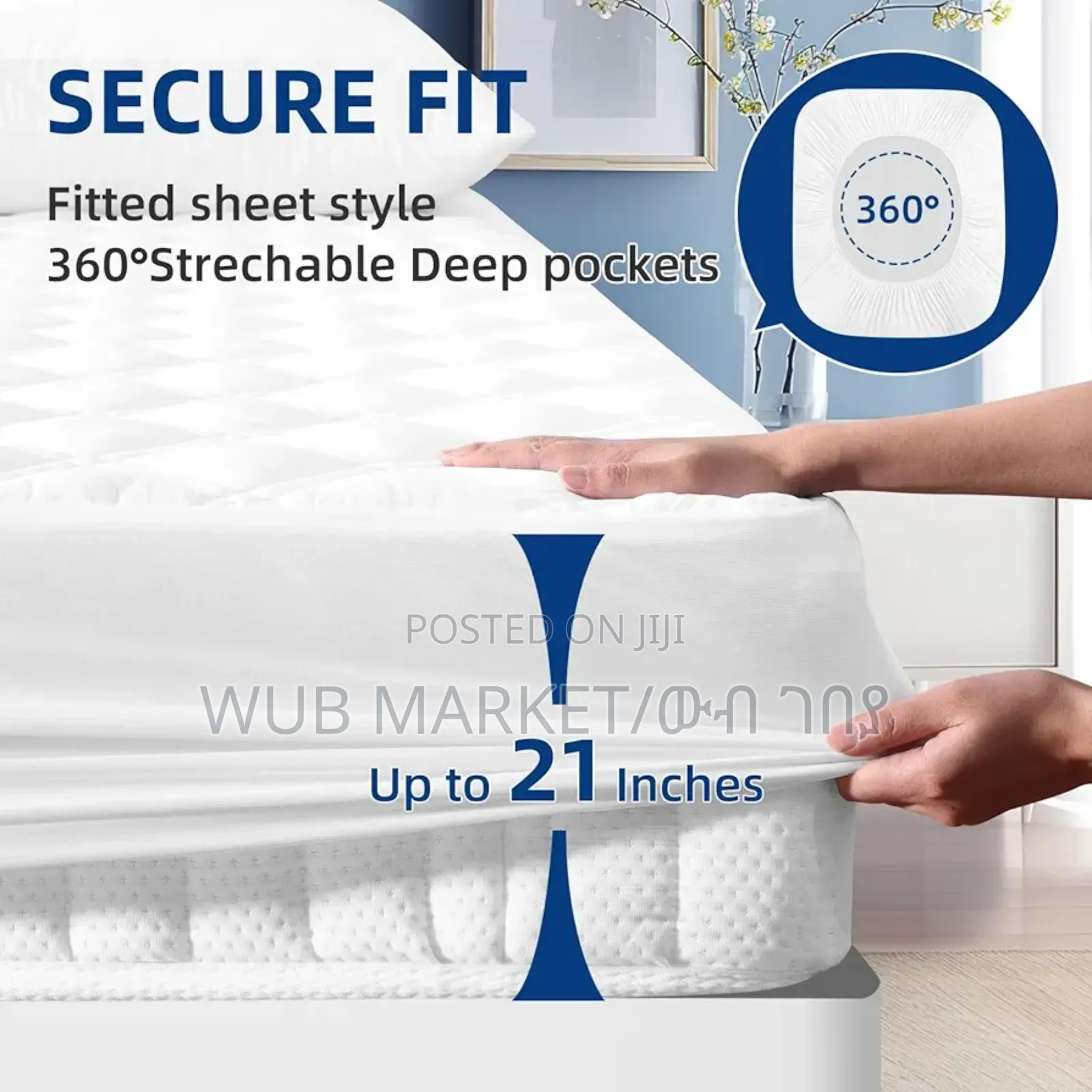 Waterproof Quilted Matress Protector