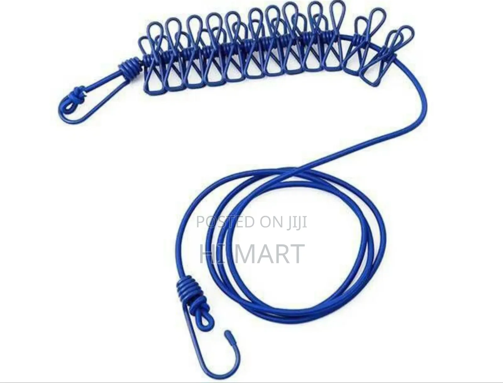 Elastic Laundary Rope(With 12 Clothspins)