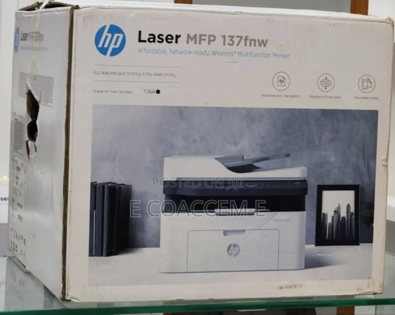 Hp Laser MFP 137fnp Affordable Network Ready