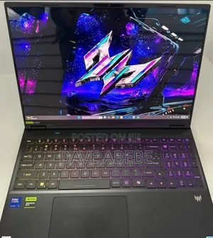 New Laptop Acer Predator Helios Neo 16 32GB Intel Core Ultra 9 SSD 1T