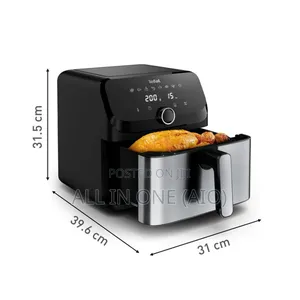 Tefal Digital Air Fryer, Compact Size, Ey8558g0, Black