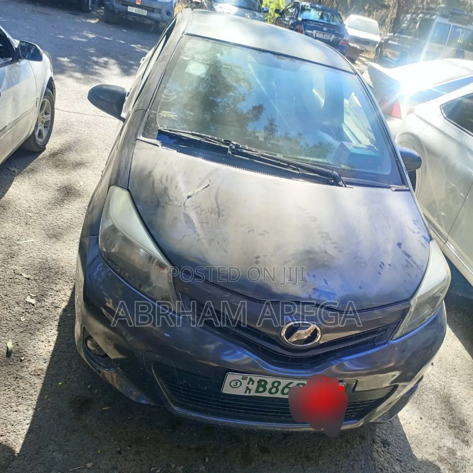 Toyota Yaris 2012 Gray