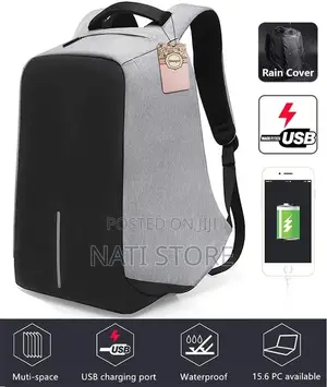 Anti-Theft Backpack With Usb Charging Port