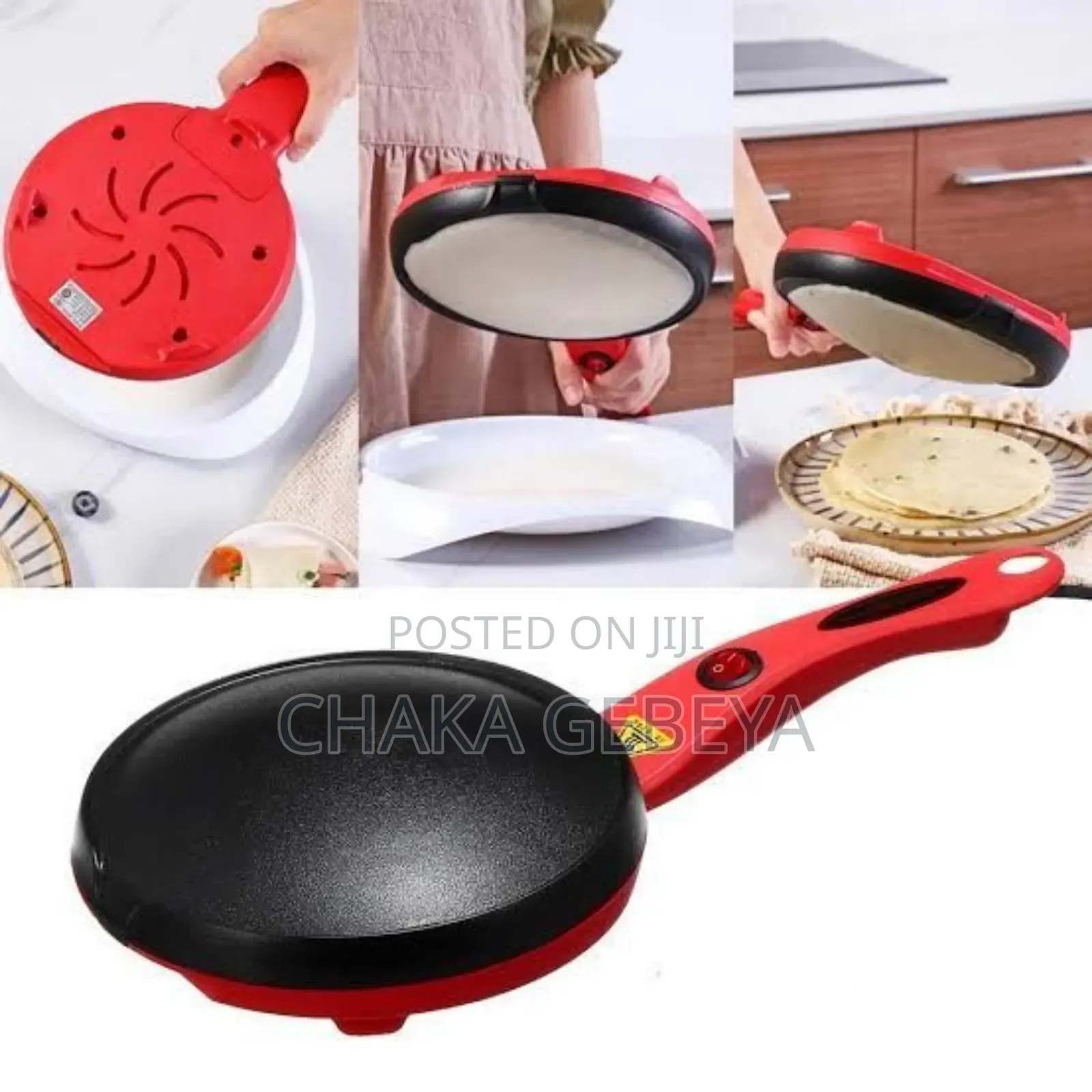Multi-purpose Snack Maker-for Pancakes,Egg Rolls, And Panini Sandwiche