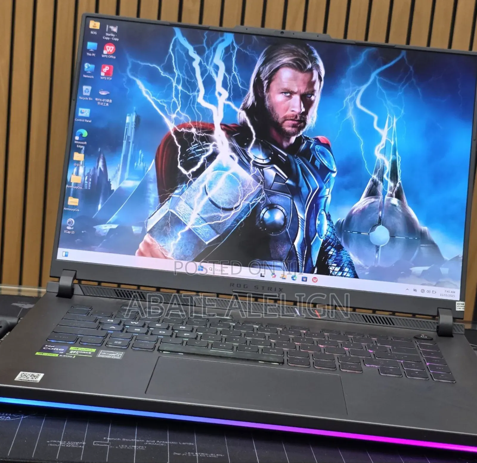 New Laptop Asus ROG Strix G16 G614 16GB Intel Core I9 SSD 1T
