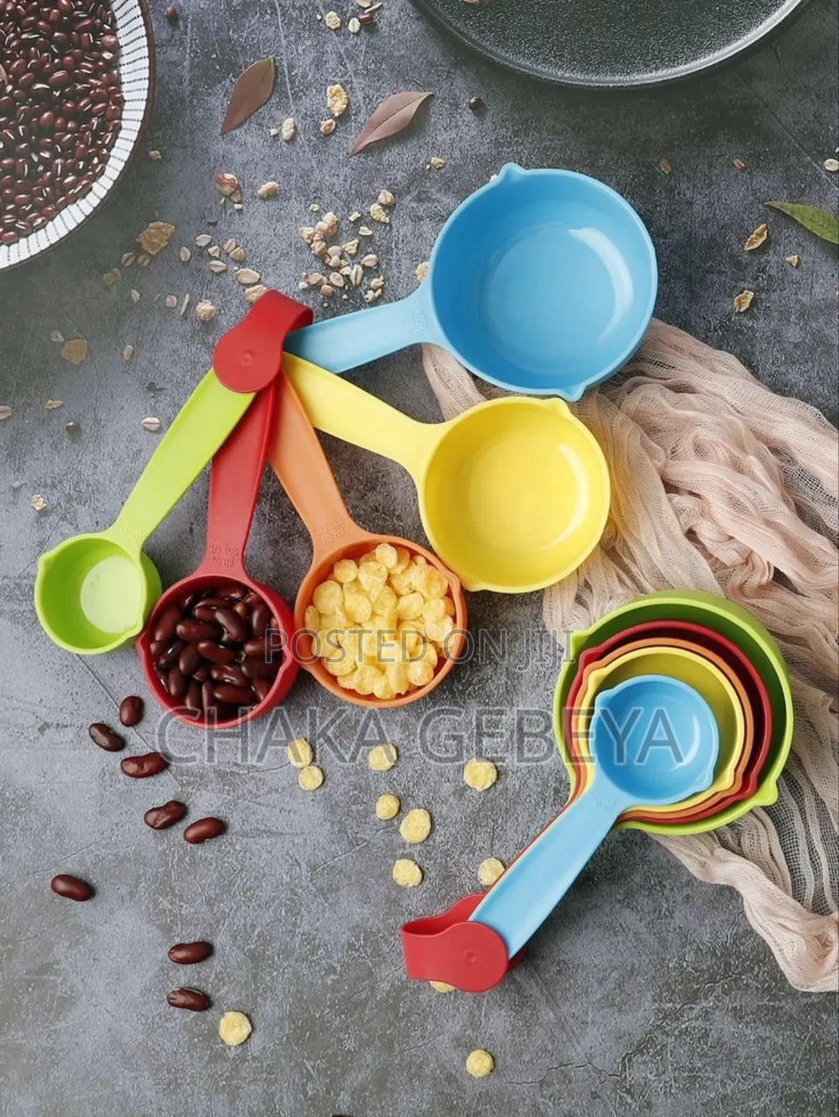 Complete Kitchen Measuring Set - Accurate Cups From 30ml to 250ml