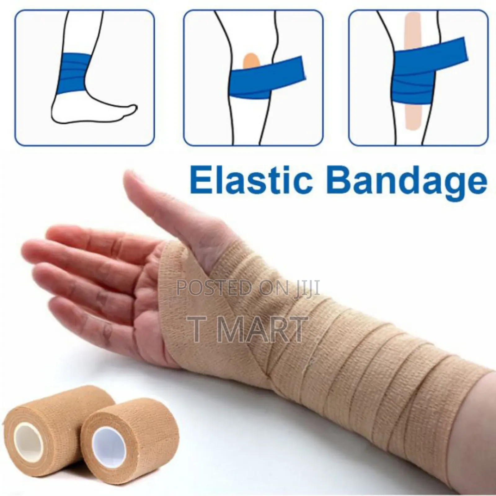 3 in 1 Sport Self Adhesive Elastic Bandage