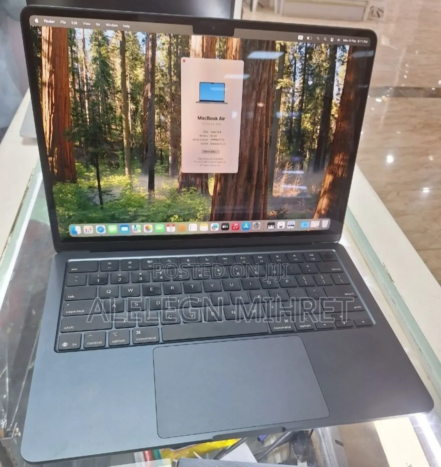 New Laptop Apple MacBook 16GB Apple M4 SSD 256GB