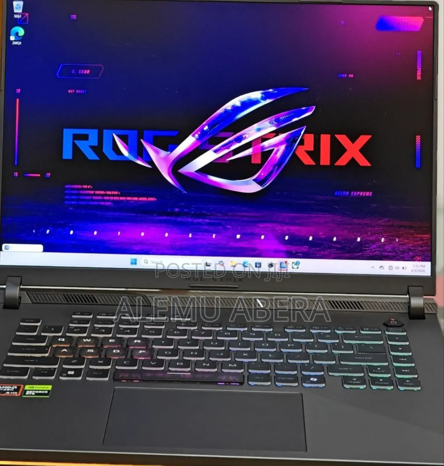 New Laptop Asus ROG Strix G16 G614 16GB AMD Ryzen 9 SSD 1T