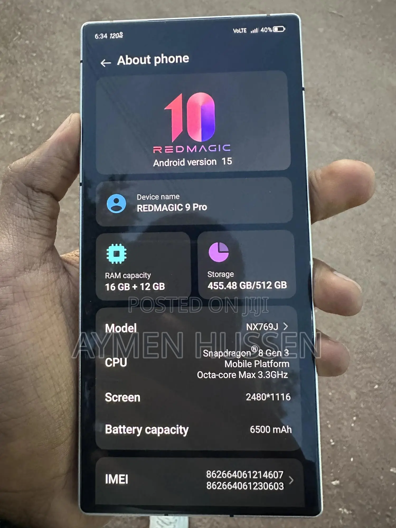 Mobile Phone 512 GB Silver