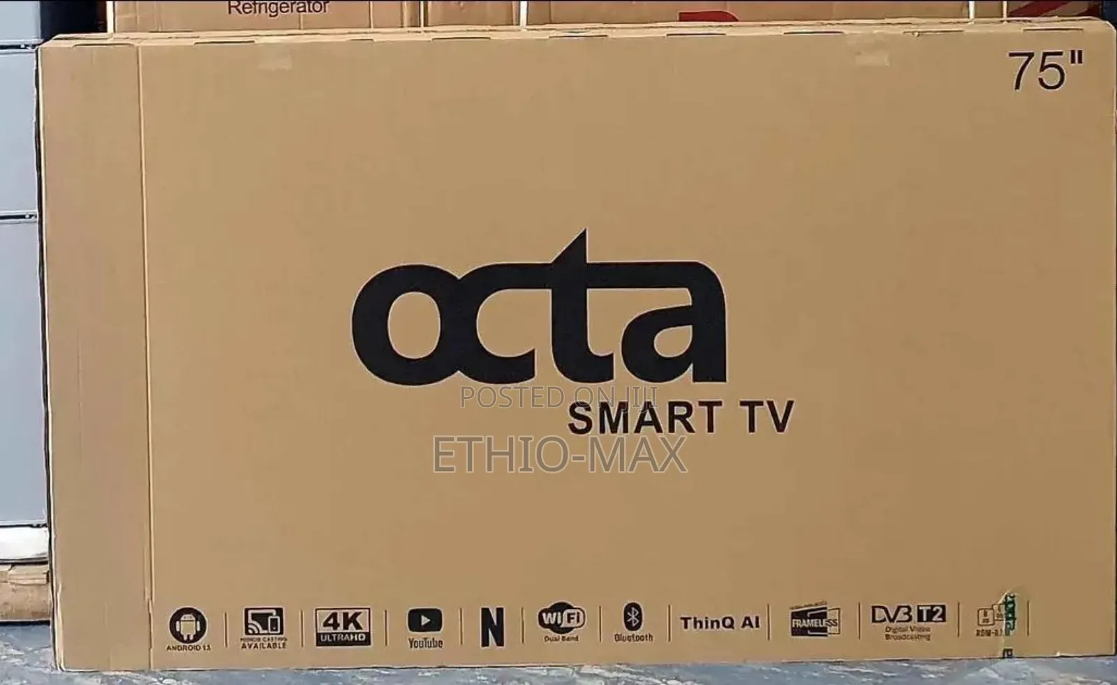 Octa Tv 75” Smart Android – Ultra Big Screen | Smooth Performance