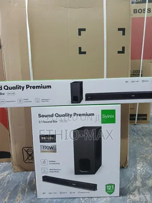 Syinix Premium Sound Bar 2.1ch – 170w | Dolby Sound | Deep Bass