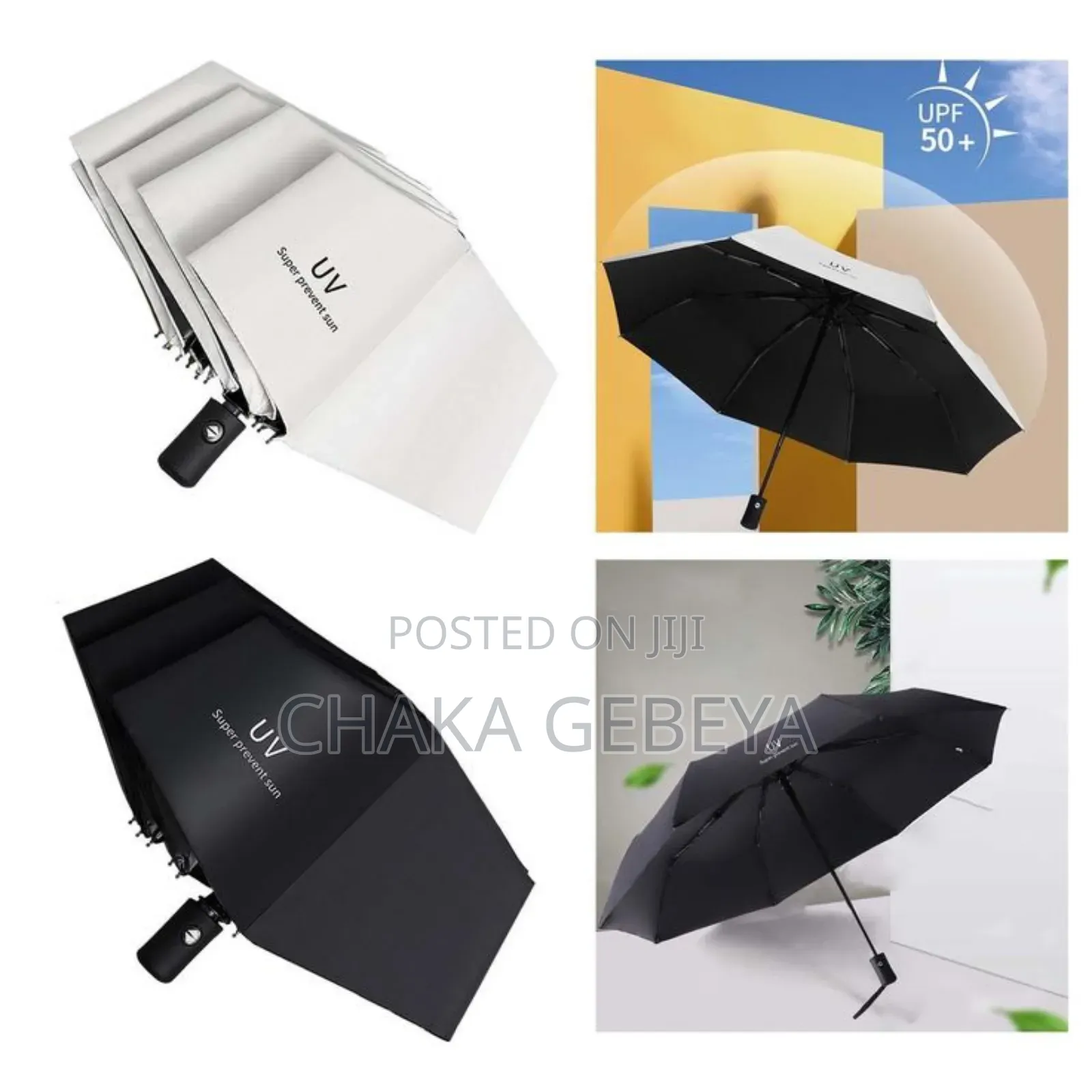 5-fold Compact Umbrella | Windproof Sun Protection