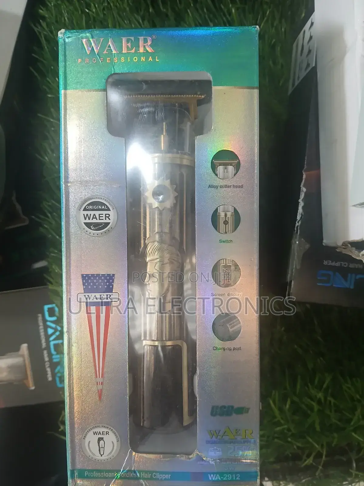 Waer Professional Hair Clipper, Model Wa-2912.