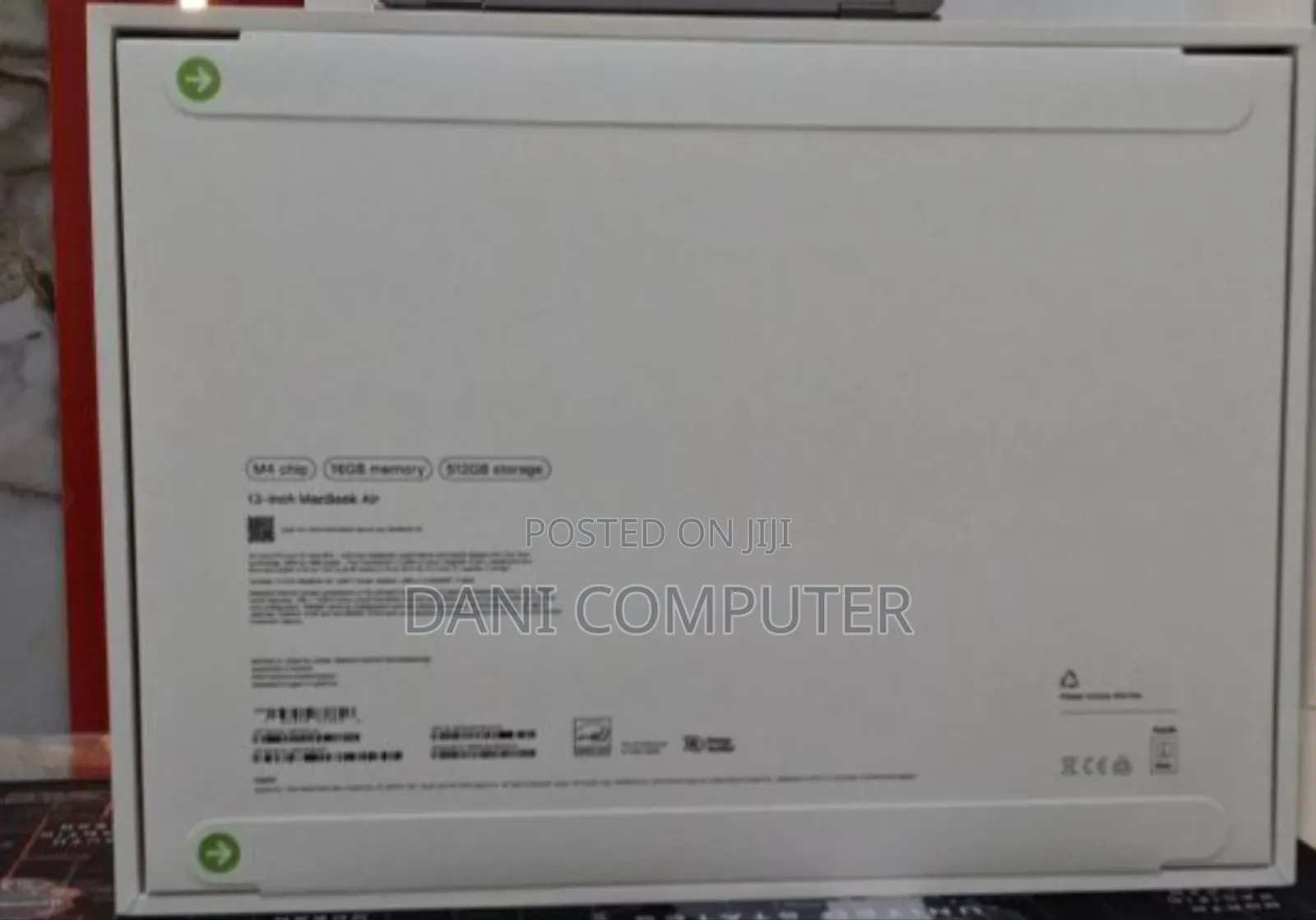 New Laptop Apple MacBook Air 2025 M4 13-Inch 16GB Apple M4 SSD 512GB