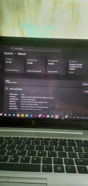 Laptop HP EliteBook 840 16GB Intel Core I7 SSD 512GB