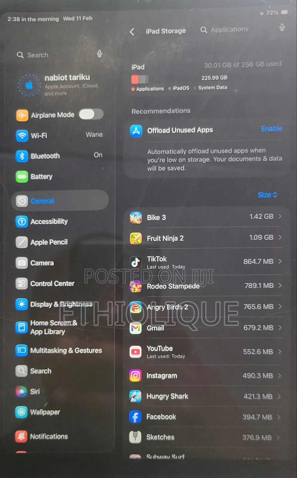 Apple iPad mini 6 256 GB Gray