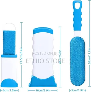 Reusable Pet Fur Remover With Self-Cleaning Base