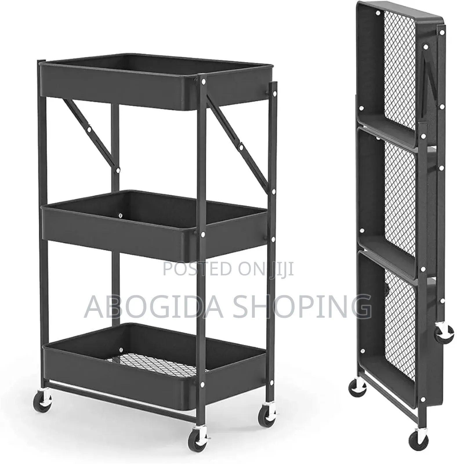3- Tier Rolling Cart Organizer