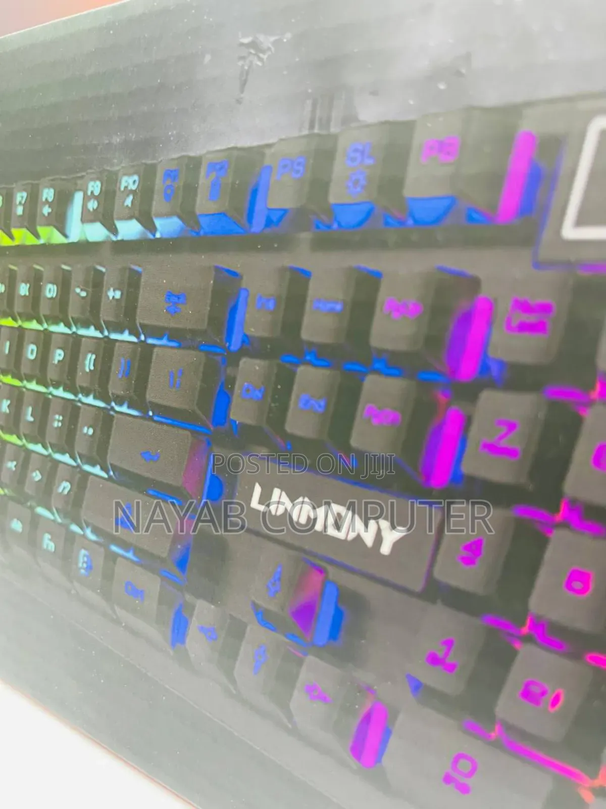 የሚበራ Gaming Keyboad and Mous3