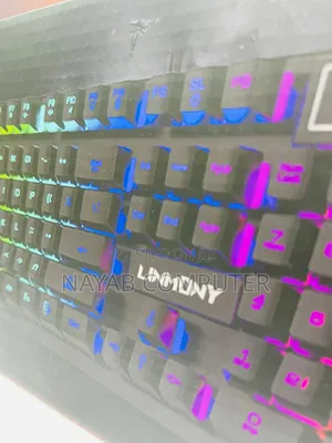 የሚበራ Gaming Keyboad and Mous3