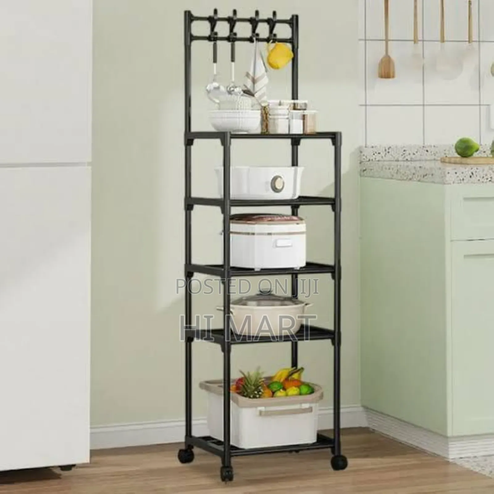 High Quality 5 Layer Hook Storage Rack