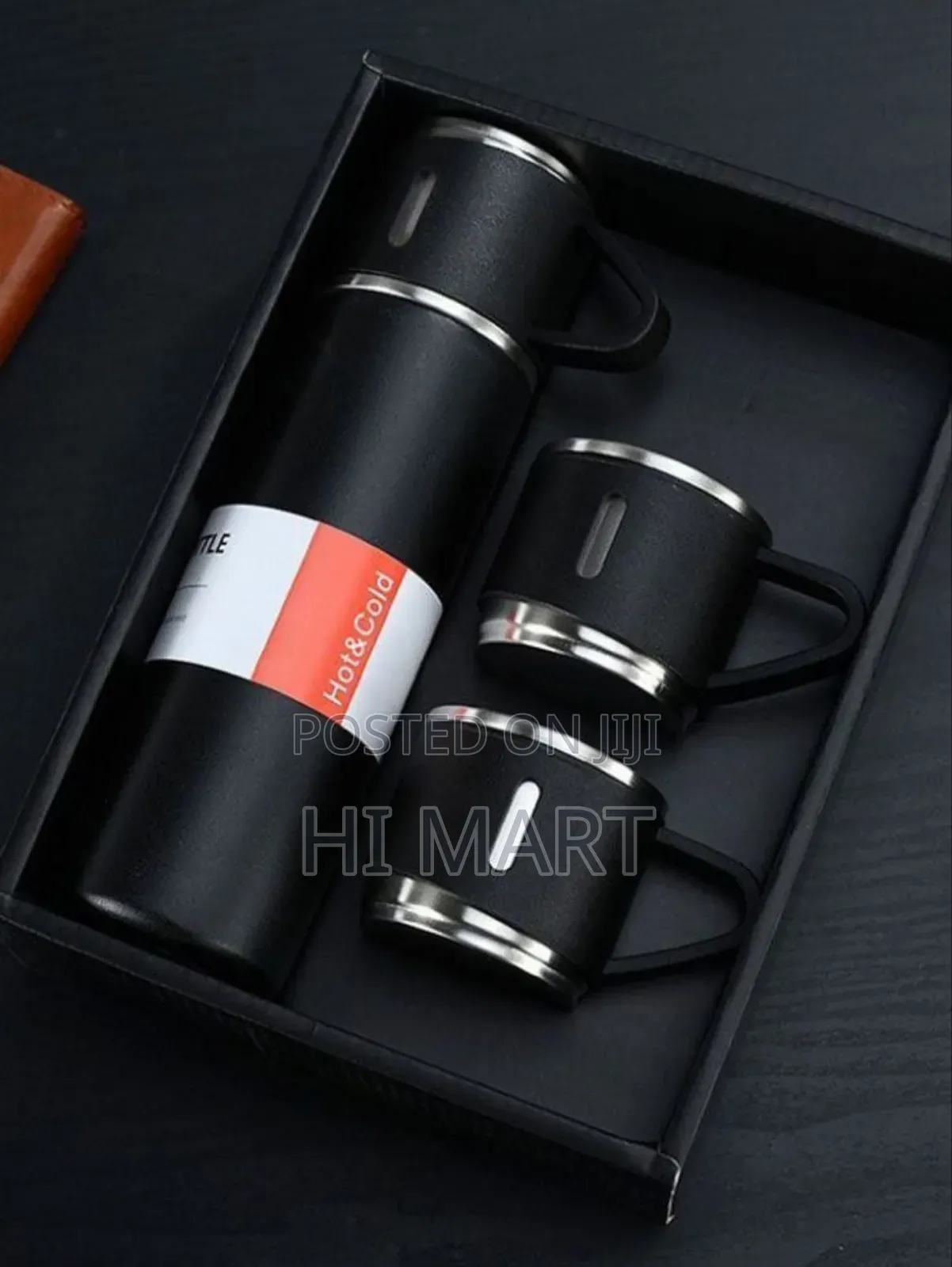 500ml High Quality Vaccum Flask Set(With 3 Cups)