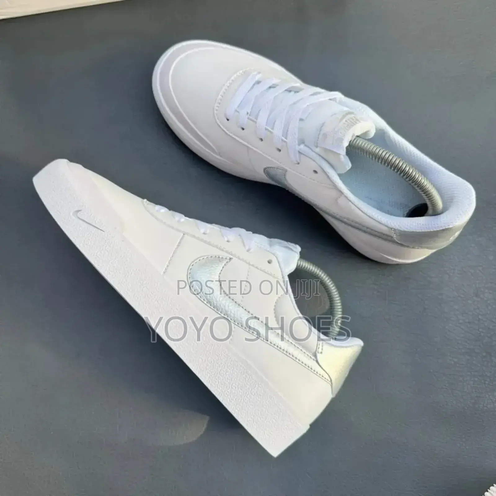 Nike Court Shot White/Silver Fashion Sneaker