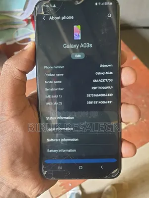 Samsung Galaxy A03s 32 GB Blue