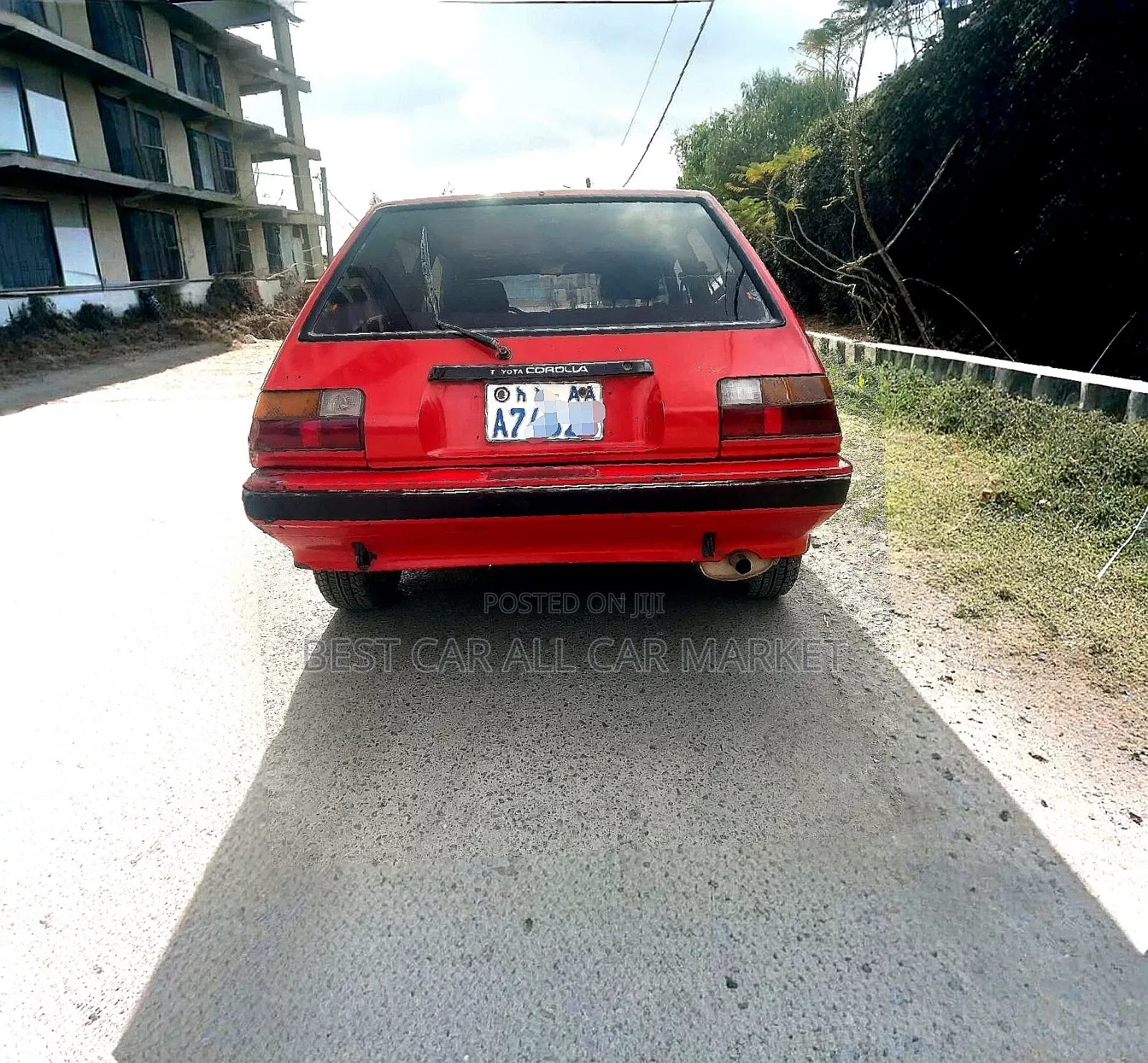 Toyota Corolla II 1987 Red