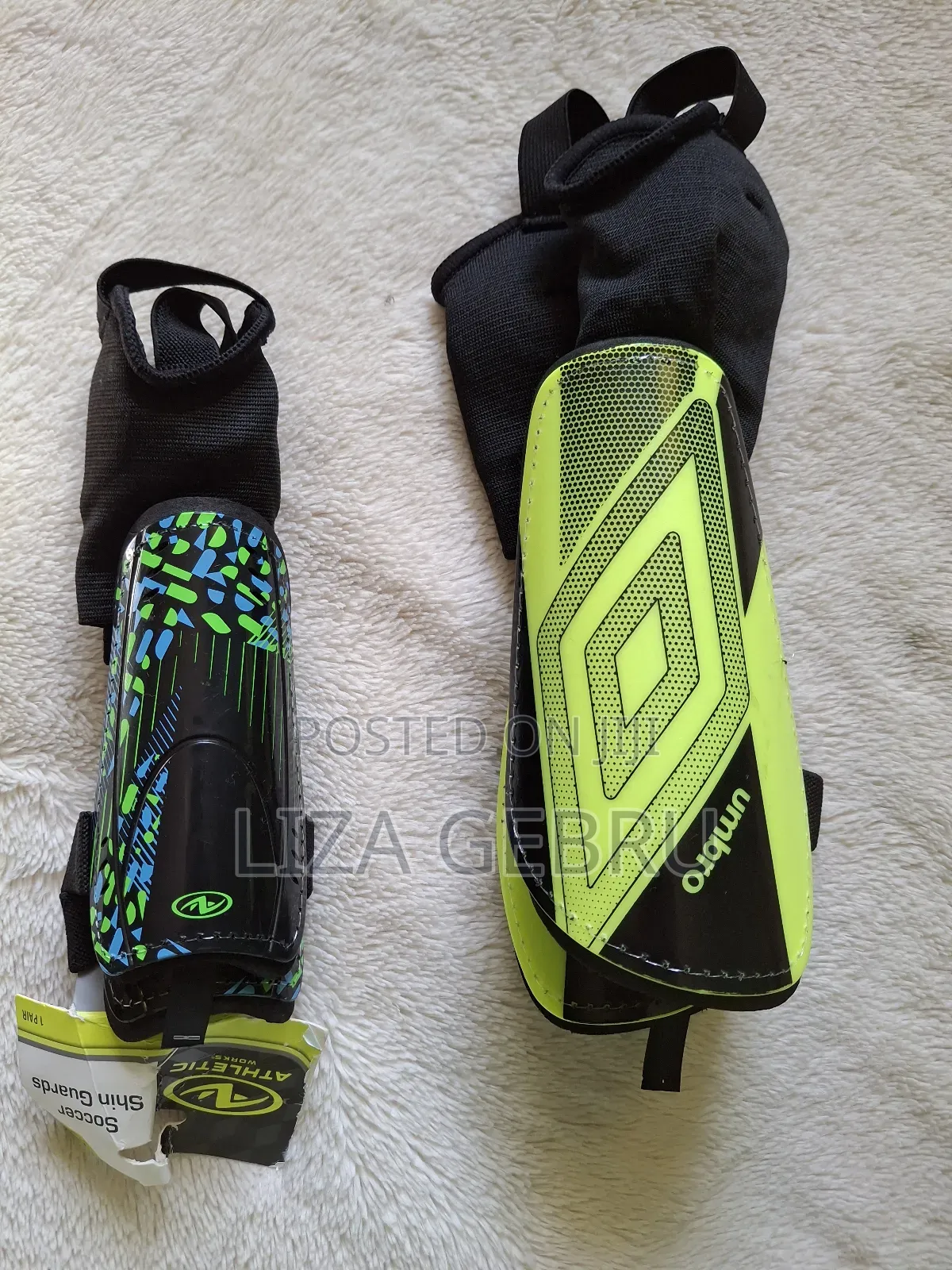 Shin Soccer Guards. S,M. 1800br