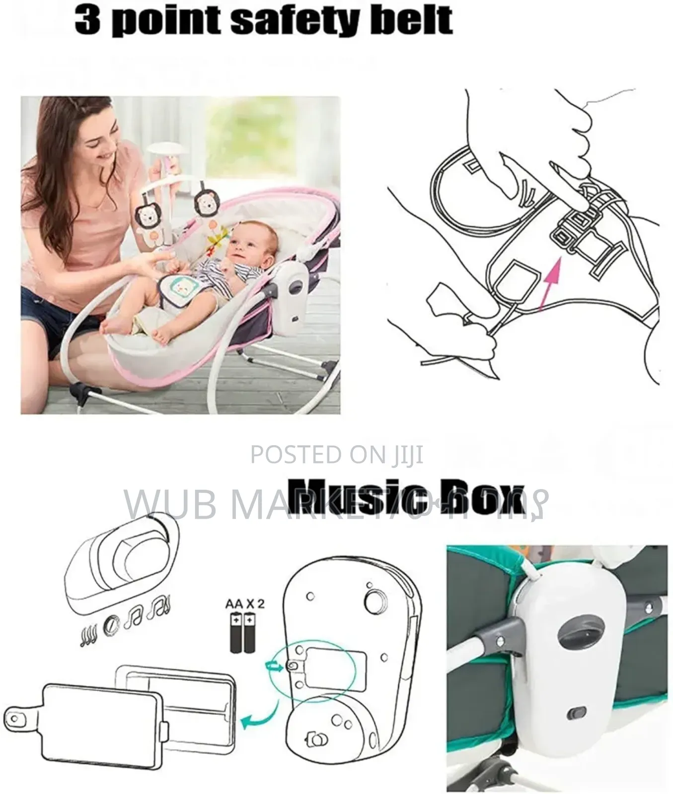 Mastela 5 in 1 Rocker Bassinet