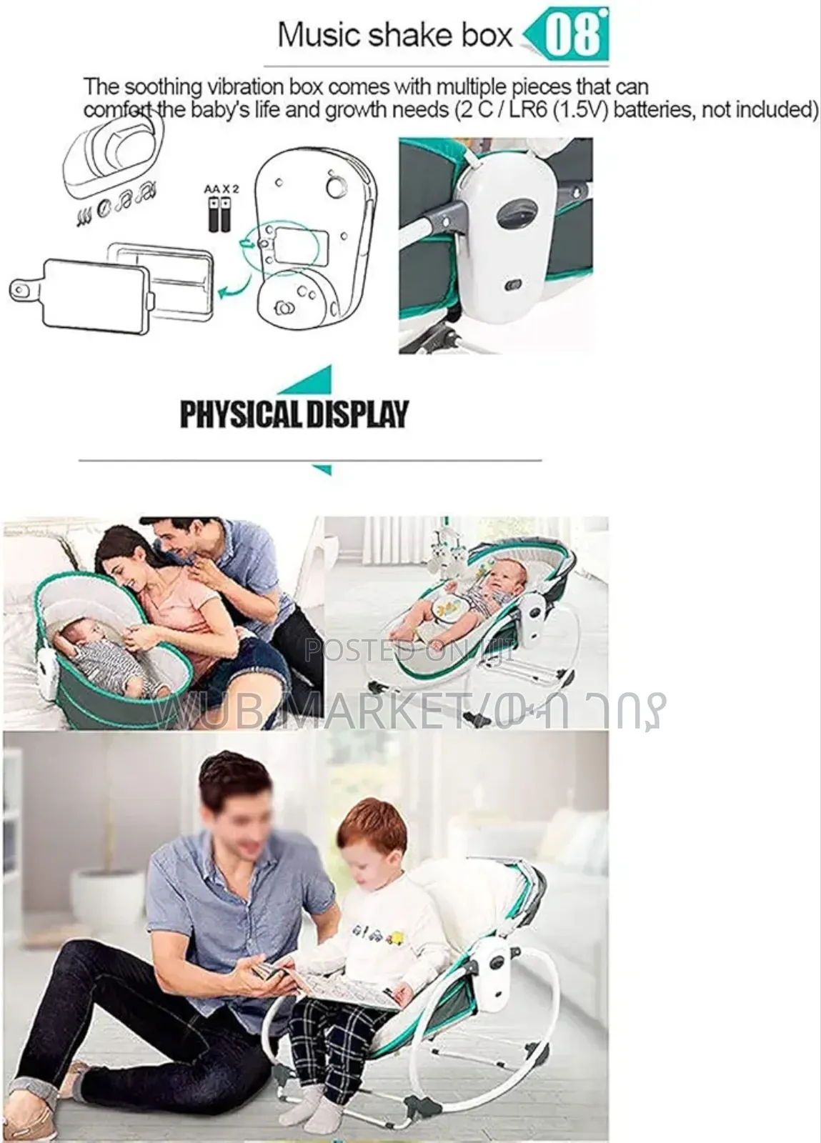 Mastela 5 in 1 Rocker Bassinet